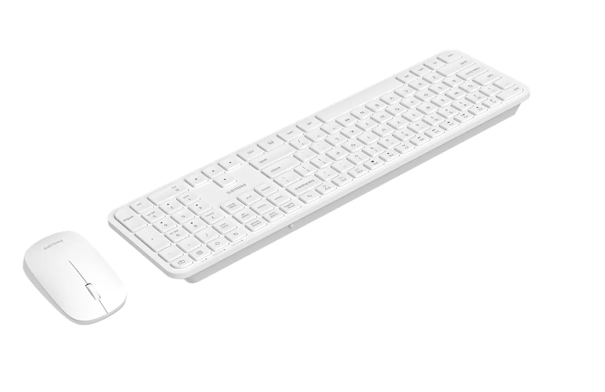 Philips 3000 series SPT6338WL/17 keyboard Mouse included Home/Office RF Wireless QWERTY White – image 4