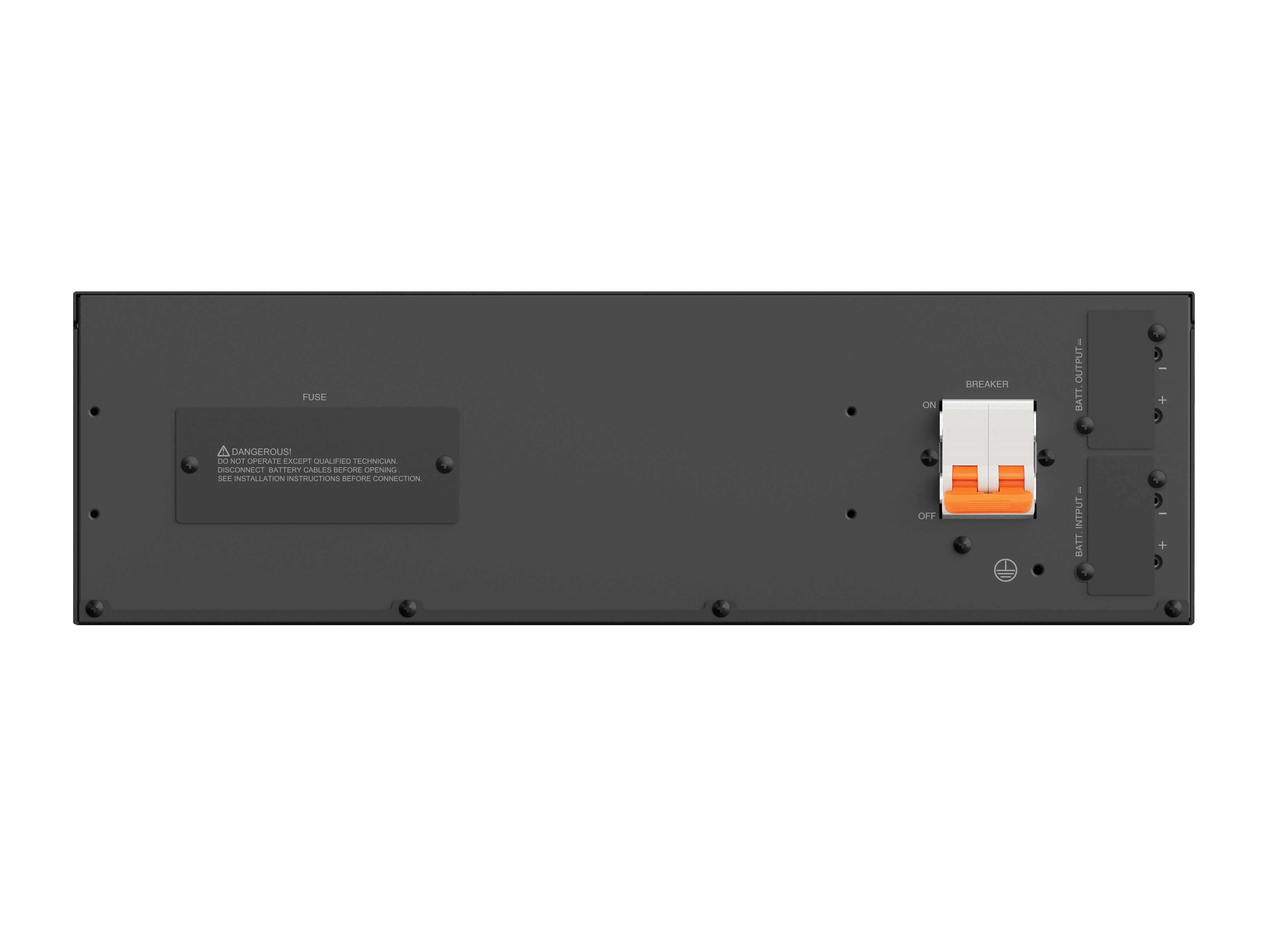 صورة وحدة بطارية ممتدة Conceptronic EBM192RB، 192 فولت، تثبيت على حامل، حمض رصاص، 16 × 12 فولت 7 أمبير ساعة، أسود