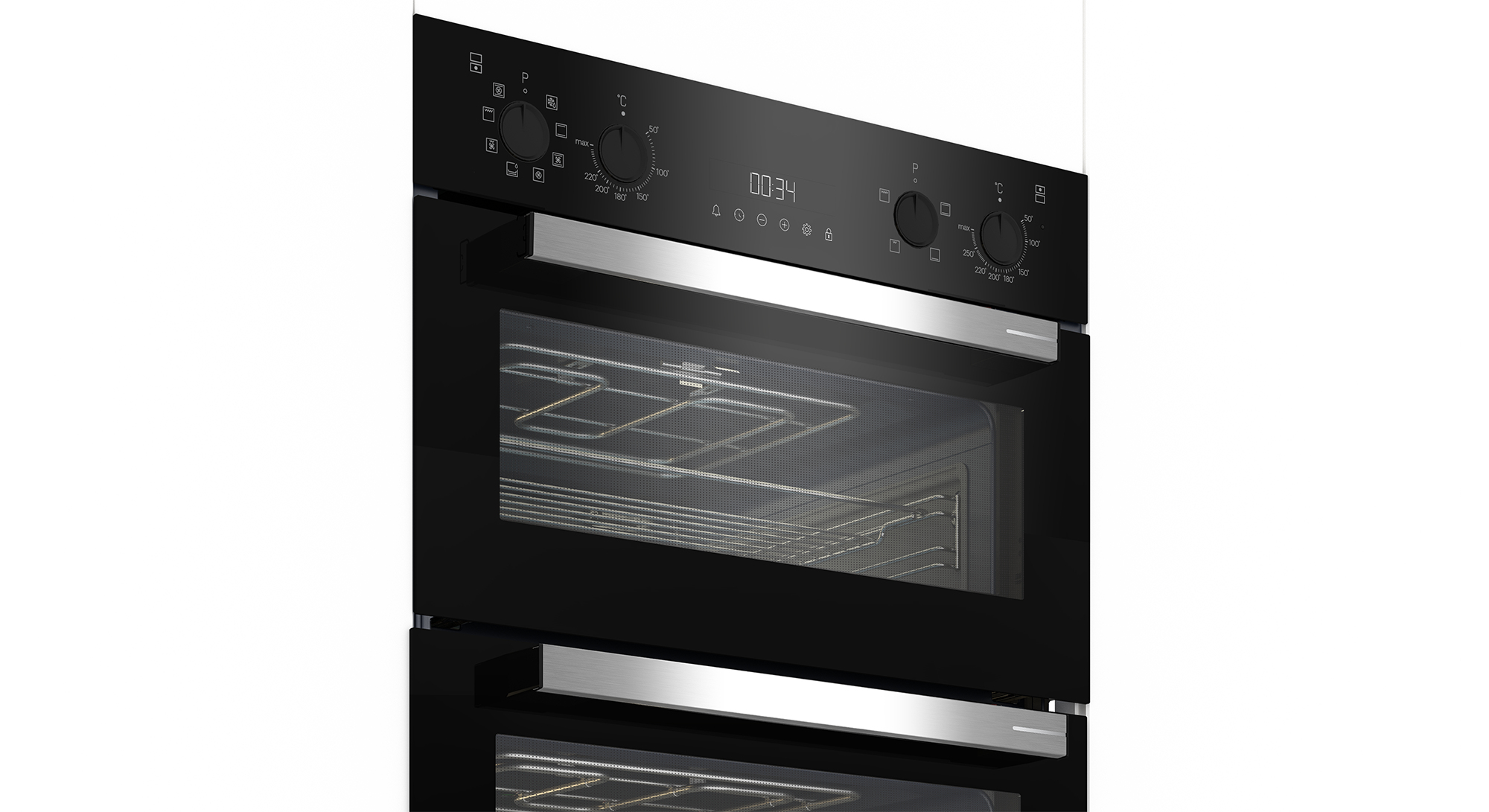 Grundig GEDM22300B 90cm Multi-Function Double Oven with Catalytic Liners – image 2