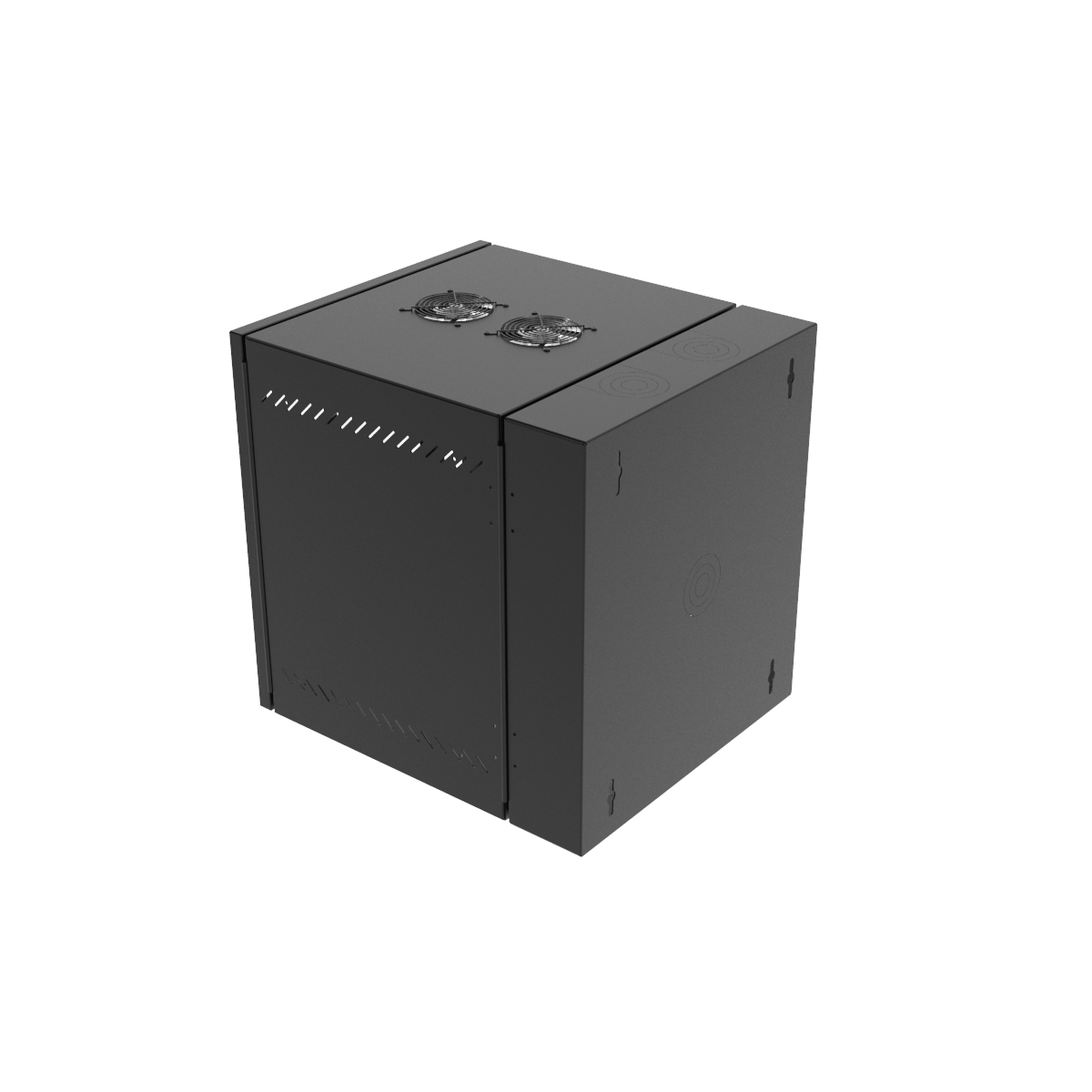 Vertiv GL24WMP-B-AF rack cabinet 12U Wall mounted rack Black – image 2