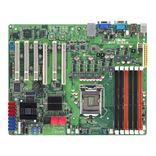 ASUS P7F-C/SAS Intel® 3420 LGA 1156 (Socket H) ATX – image 1