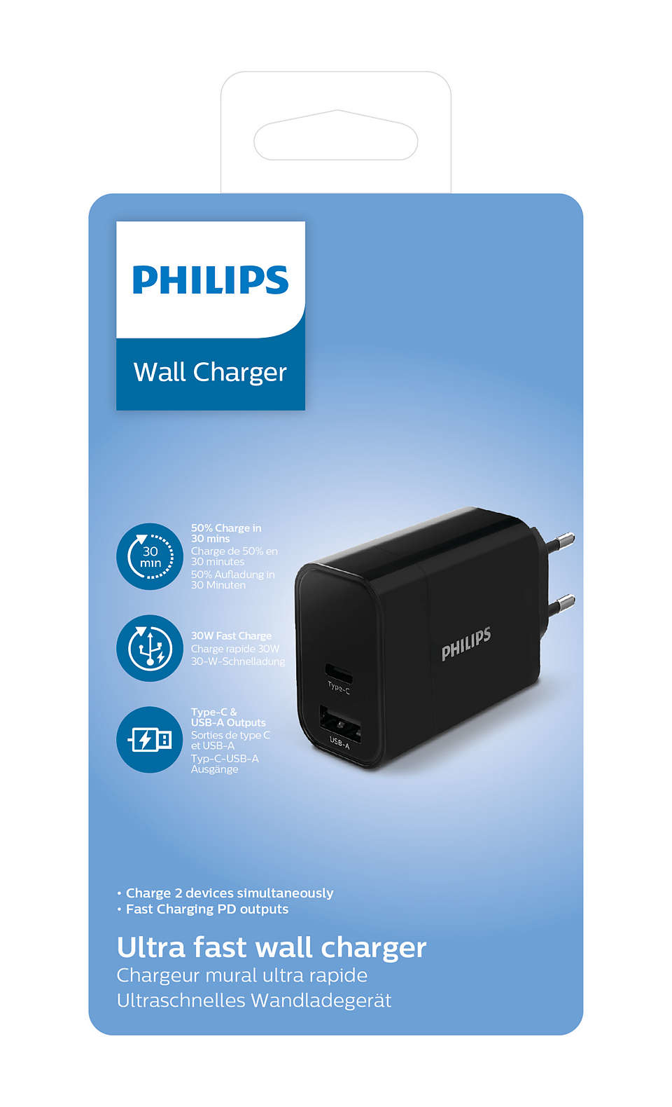 Philips DLP2621/12 mobile device charger Universal Black AC Indoor – image 3