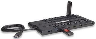 Manhattan MondoHub 5000 Mbit/s Black – image 6