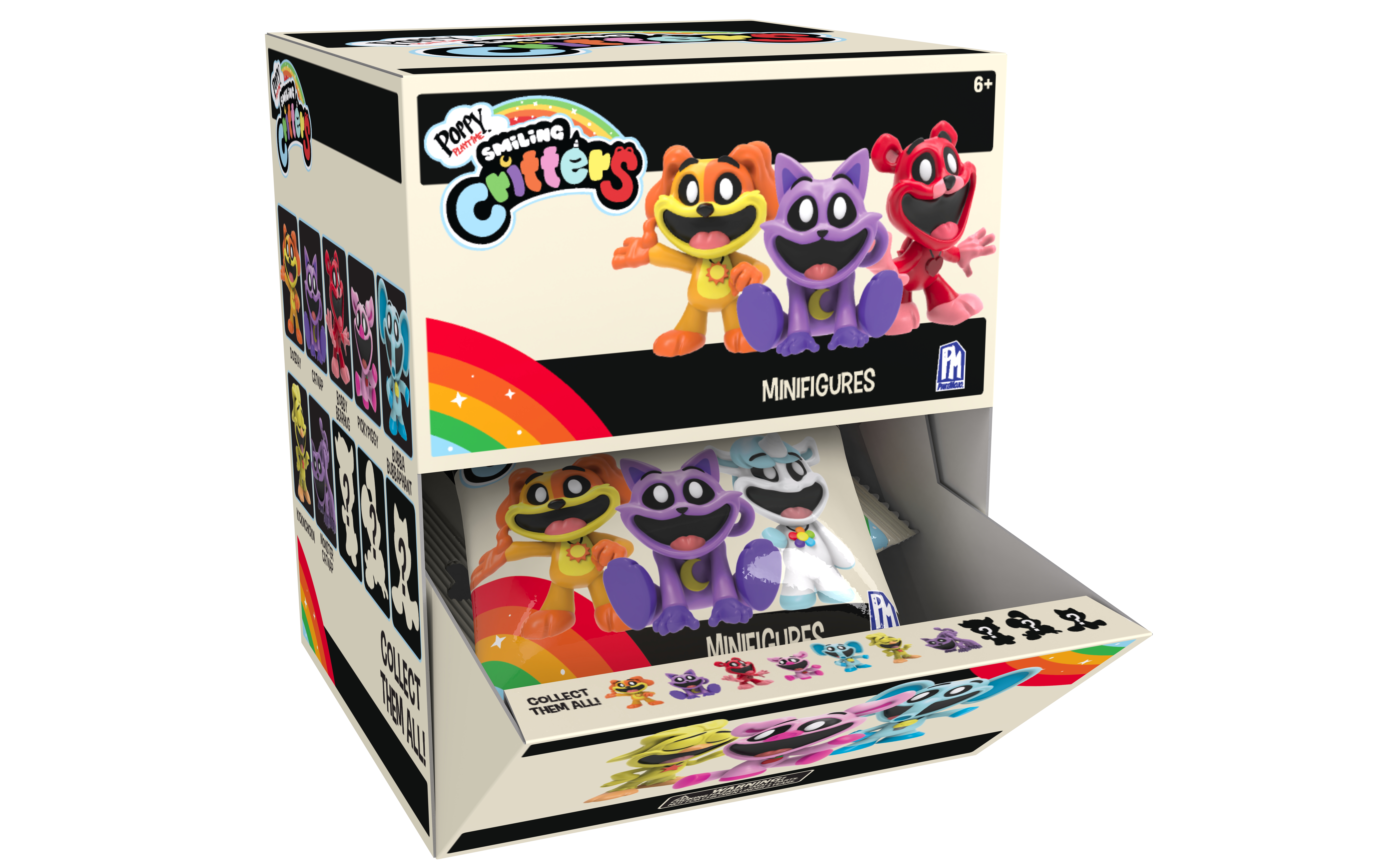 عکس مینی فیگور Poppy Playtime سری S3 Critters، رنگ‌های متنوع