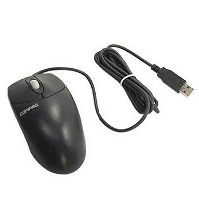 HP 266654-001 mouse Office USB Type-A Opto-mechanical