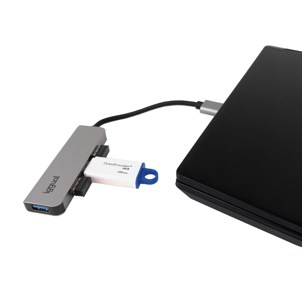 iggual IGG319246 interface hub USB 3.2 Gen 1 (3.1 Gen 1) Type-C 5000 Mbit/s Silver – image 7