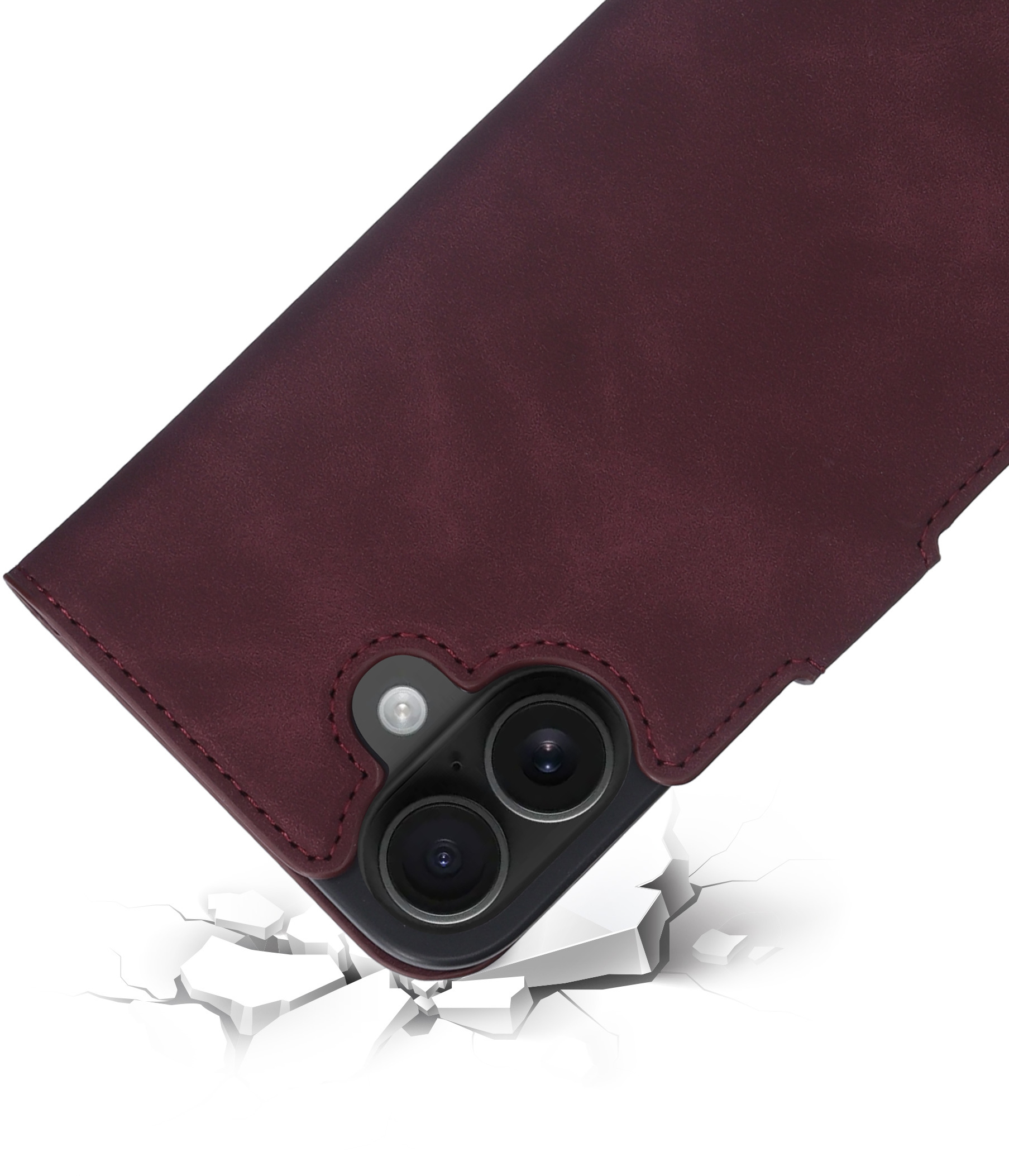 Mobiparts Classic Wallet Case Apple iPhone 16 Velvet Red (MagSafe Compatible) – image 2