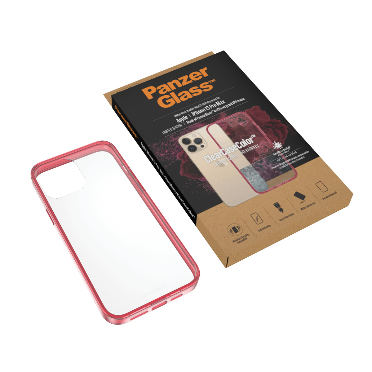 PanzerGlass ® ClearCaseColor™ iPhone 13 Pro Max - Strawberry – image 5