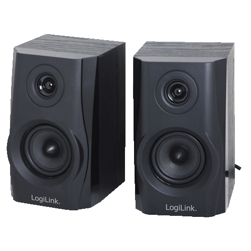 LogiLink SP0028 loudspeaker 2-way Black Wired – image 1
