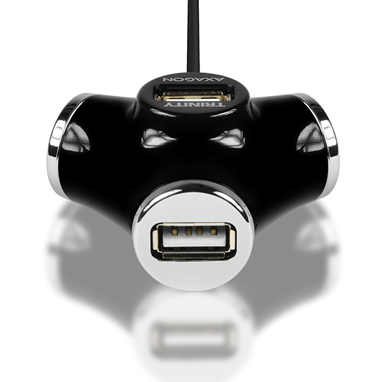 Axagon HUE-X3B interface hub USB 2.0 480 Mbit/s Black – image 5