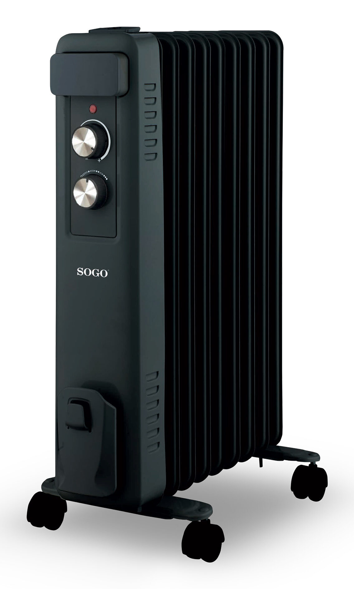 Sogo CAL-SS-18460 electric space heater Indoor Black