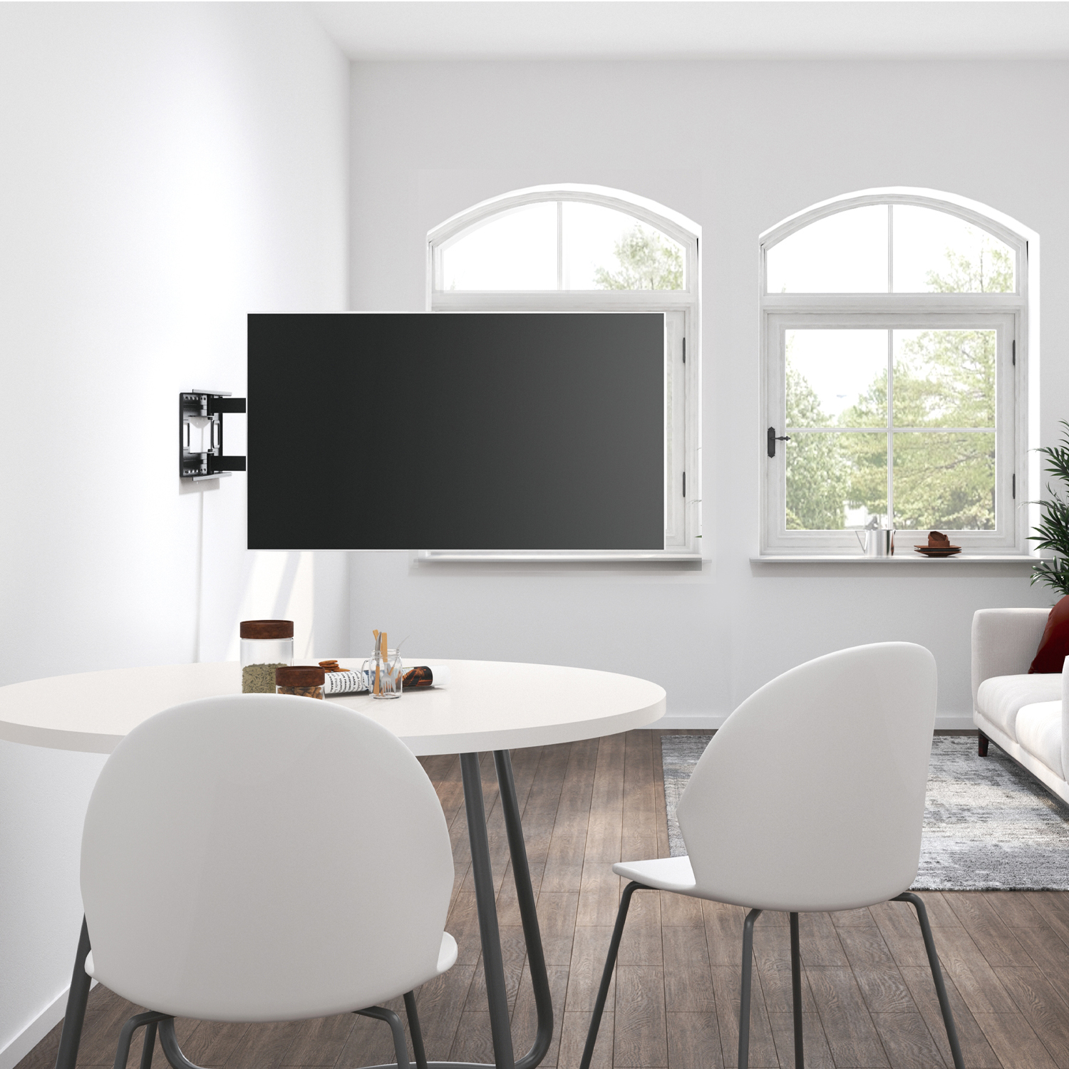 AISENS WT80TSLE-161 TV mount/stand 2.03 m (80") Black – image 6