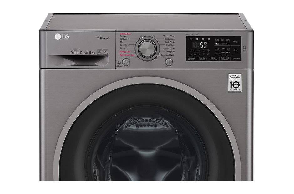 LG F4J6TY8S washing machine Front-load – image 3