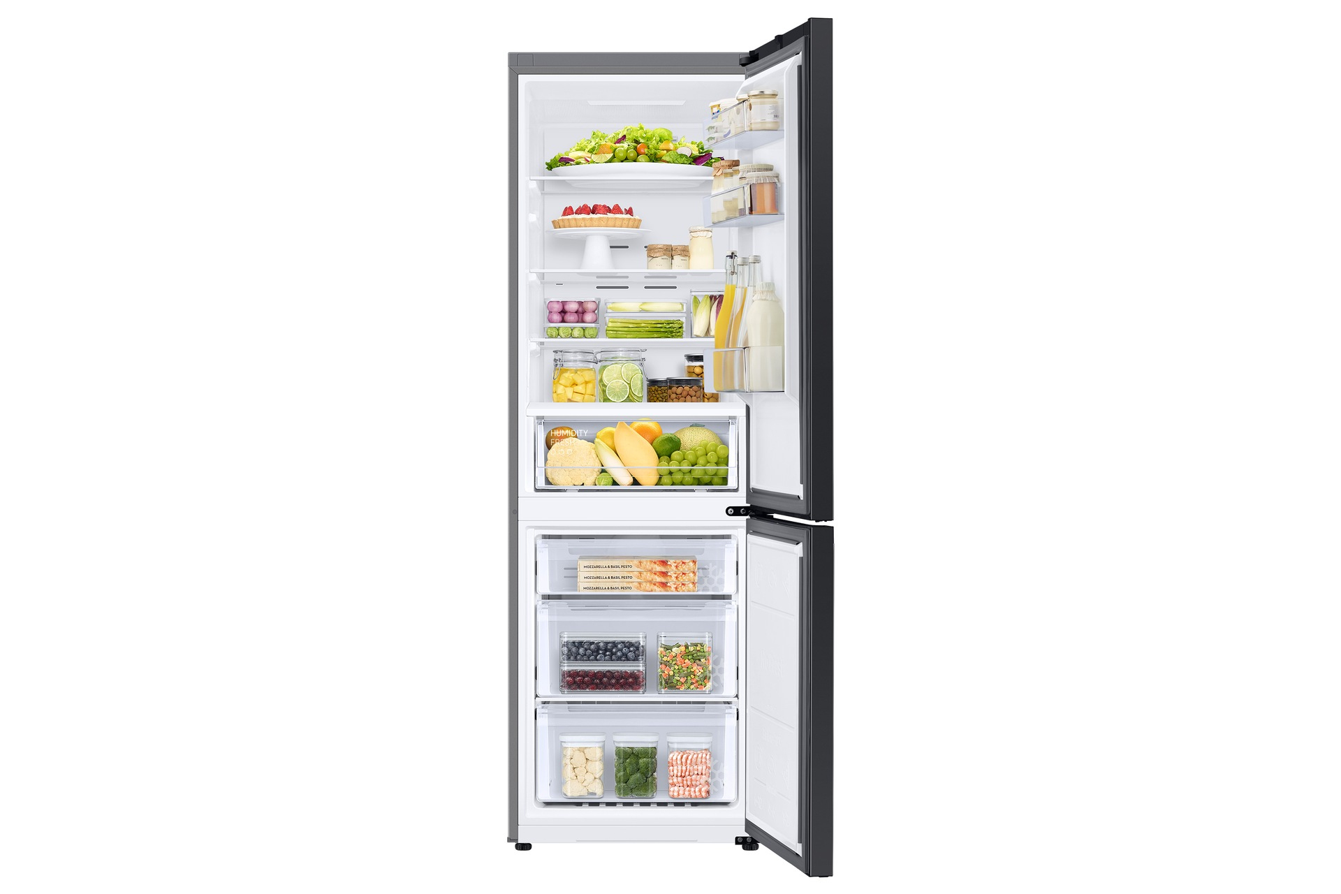 Samsung Bespoke F-BSNFGPCWB Classic Fridge Freezer with SpaceMax™ Technology - Glam Peach – image 3