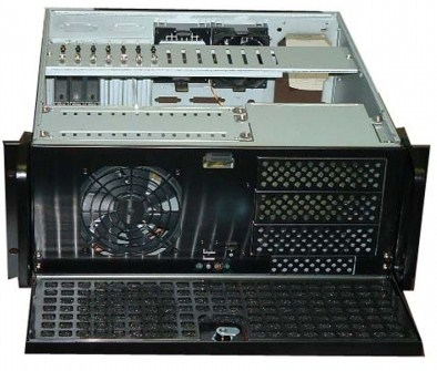 CoolBox 4U-500 computer case Rack Black – image 1