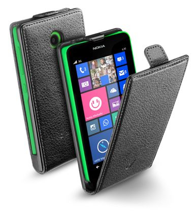 Cellularline FLAPESSENL630K mobile phone case Flip case Black