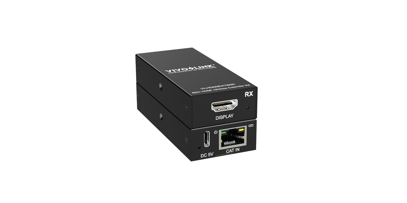 Vivolink VLWALLPLATE1 AV extender AV transmitter & receiver Black – image 7