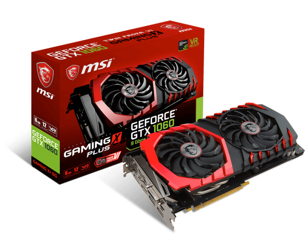 MSI GeForce GTX 1060 GAMING X+ 6G – image 5