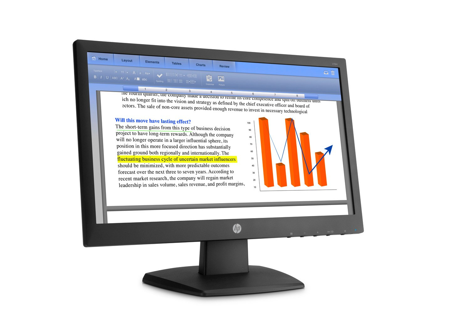 HP V194 computer monitor – image 3