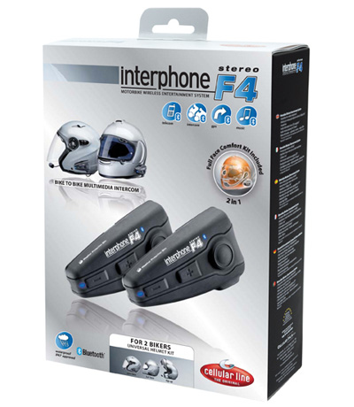 Cellularline INTERPHONEF4TPPLEU headphones/headset Wireless Bluetooth Black – image 2