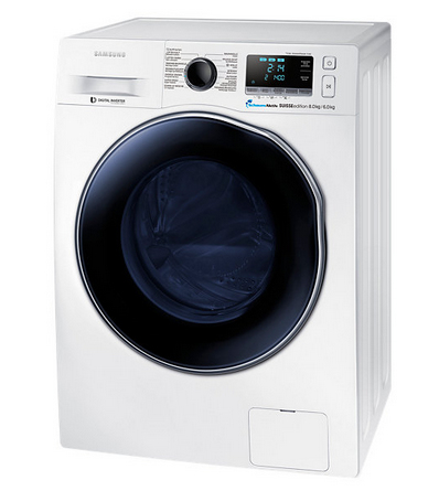 Samsung WD80J6400AW washer dryer Freestanding Front-load White – image 2