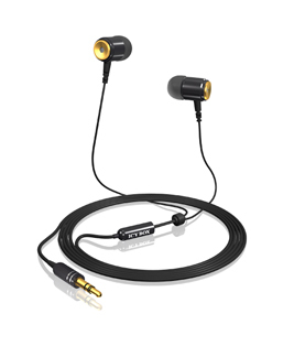 ICY BOX IB-EPH02 Headphones Wired In-ear Calls/Music Black, Yellow – image 2