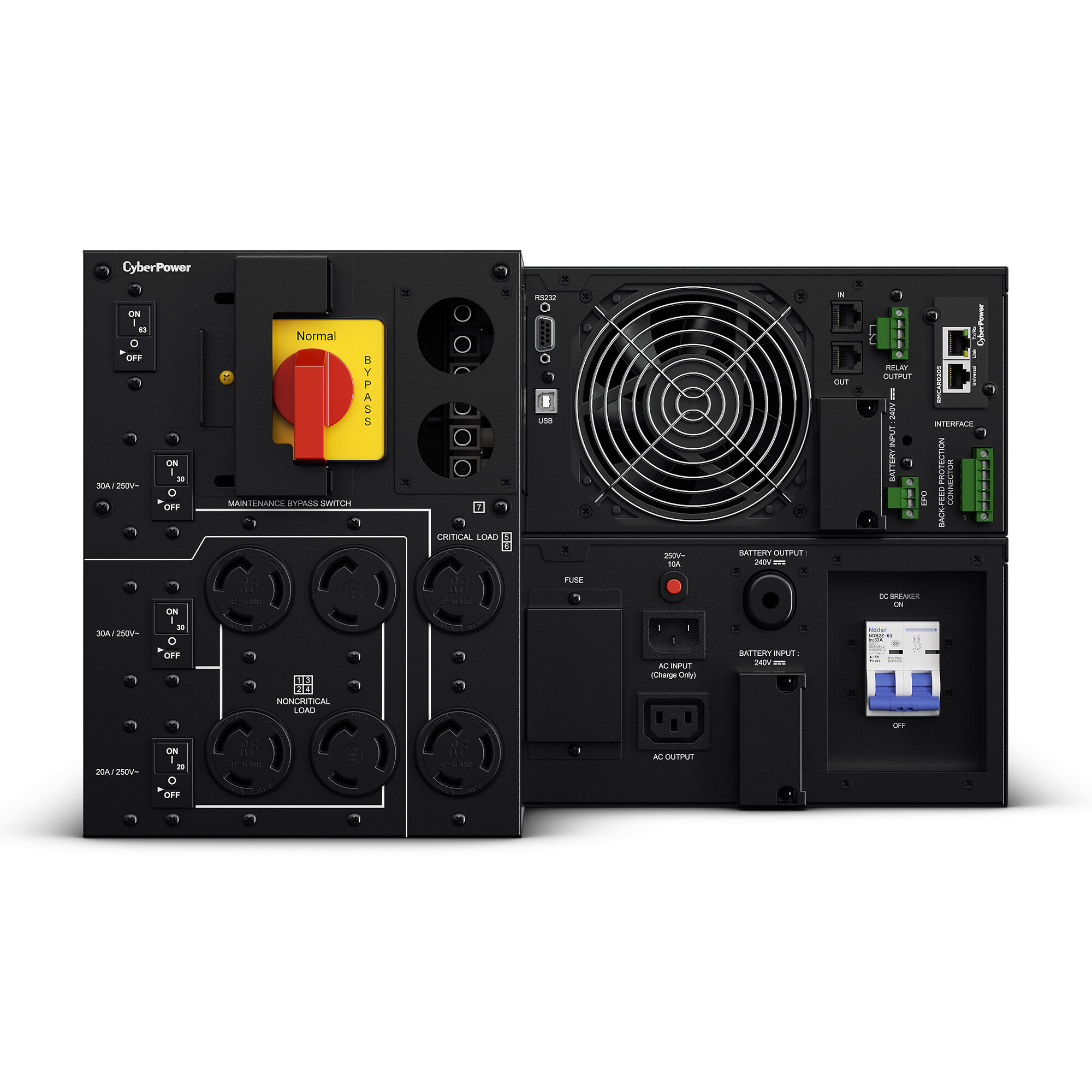 CyberPower OL10KRTMB uninterruptible power supply (UPS) Double-conversion (Online) 10 kVA – image 3