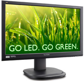 Viewsonic LED LCD VG2436wm-LED computer monitor – image 3