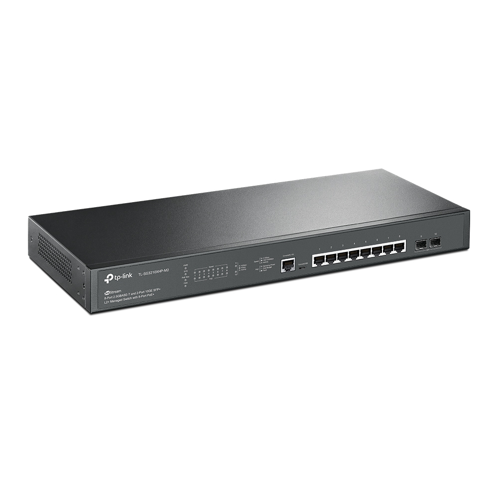 TP-Link JetStream 8-Port 2.5GBASE-T and 2-Port 10GE SFP+ L2+ Managed Switch with 8-Port PoE+ – image 2