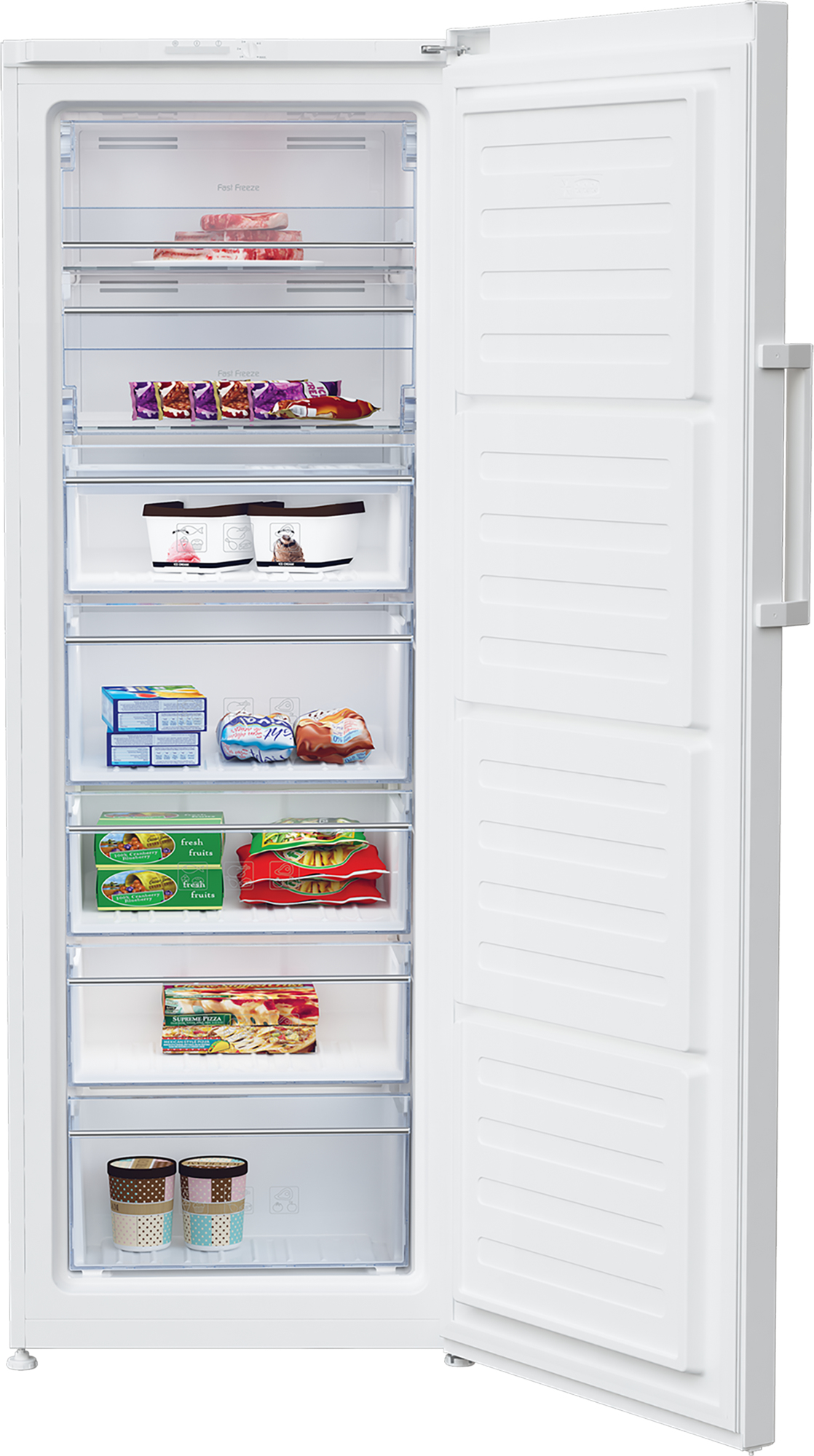 Beko RFNE290L31WN freezer Upright freezer Freestanding – image 2