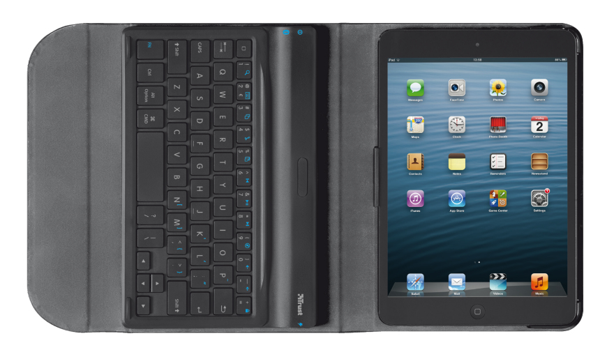 Trust 19384 mobile device keyboard German Bluetooth Black – image 5