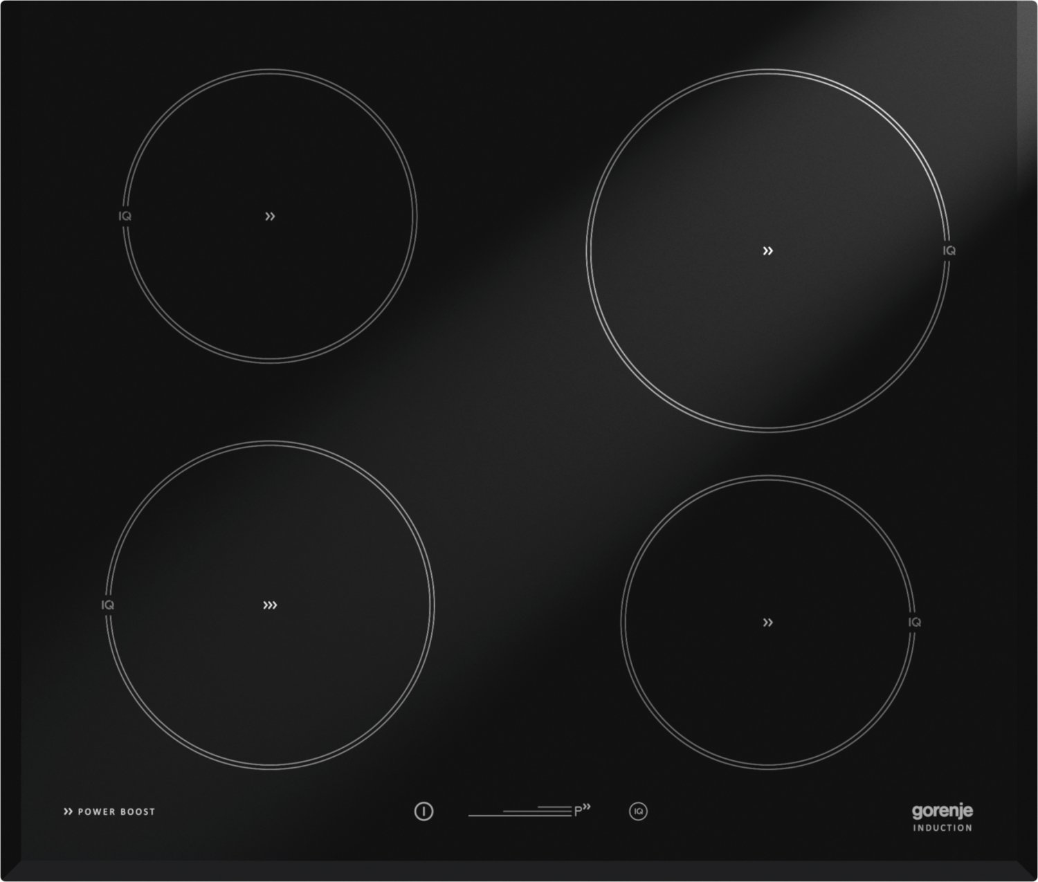 Gorenje IQ634USC Black Built-in Zone induction hob 4 zone(s)