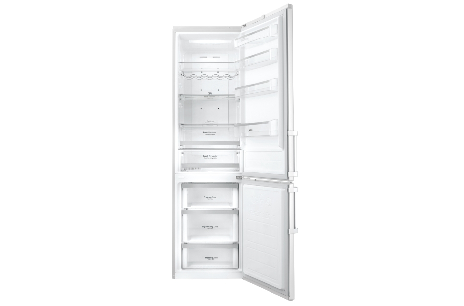 LG GBB60SWFZB fridge-freezer Freestanding White – image 2