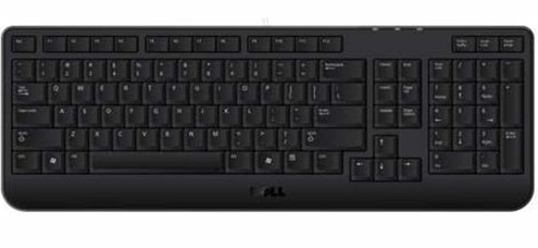 Dell 580-15046 keyboard USB QWERTY Spanish Black