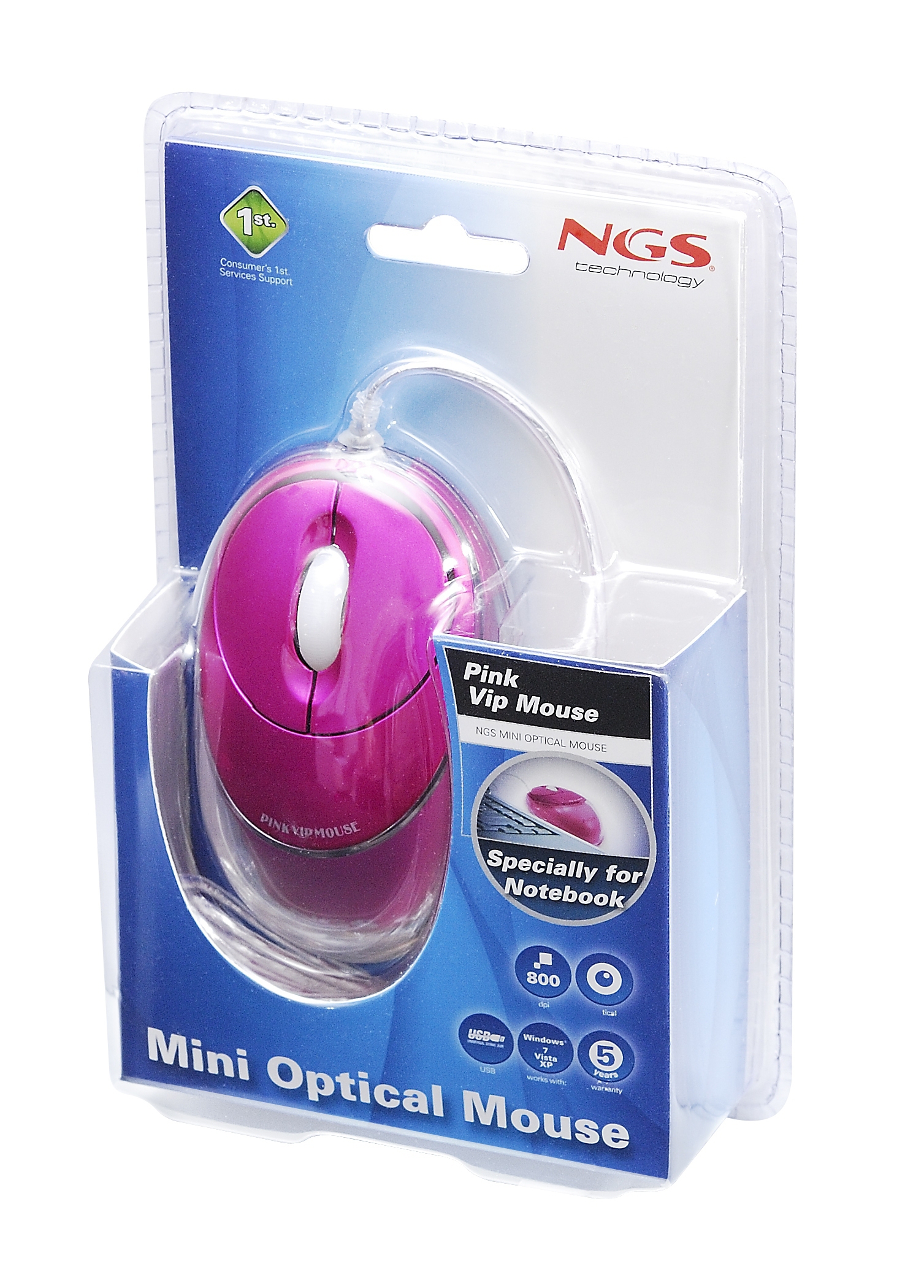 NGS Vip Mouse Pink – image 5