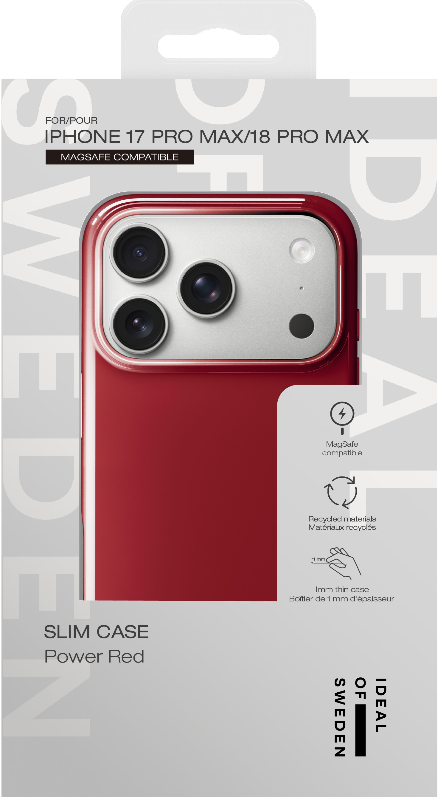 iDeal of Sweden Slim Case MagSafe iPhone 17 Pro Max / 18 Pro Max Power Red – image 4