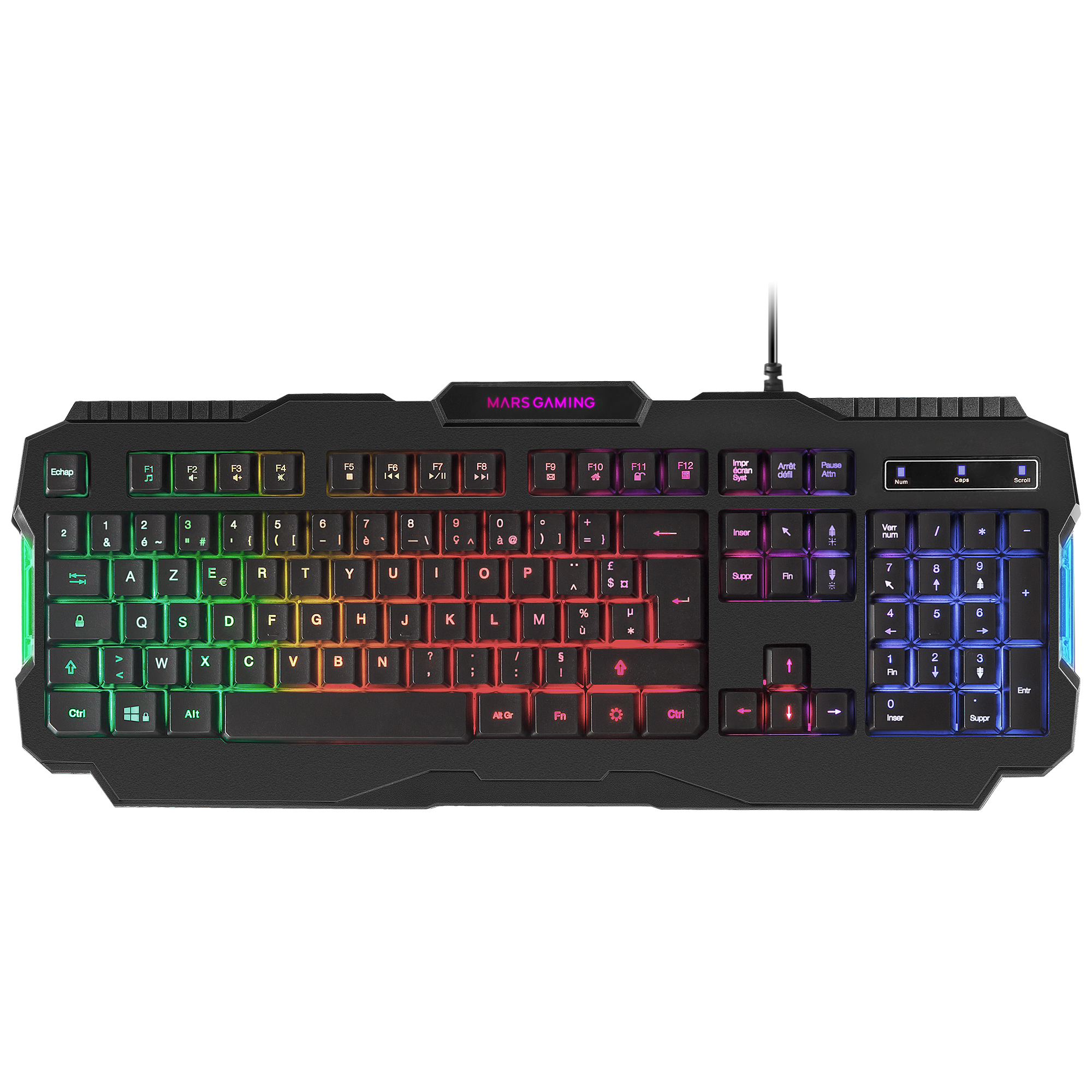 Mars Gaming MCP118 RGB Gaming Keyboard Mouse and Mousepad Pack French Layout – image 2
