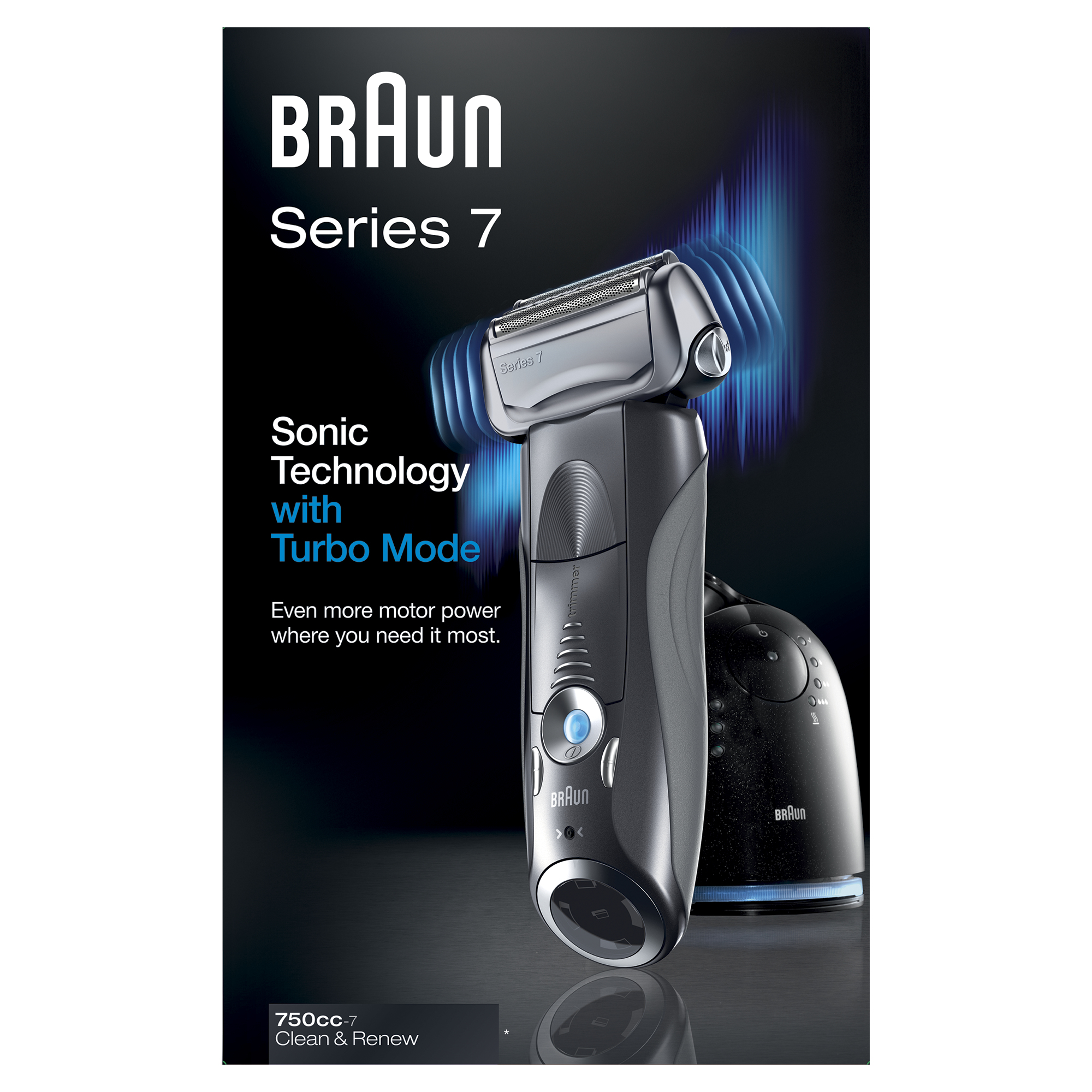Braun 7-750cc Foil shaver Trimmer Silver – image 3
