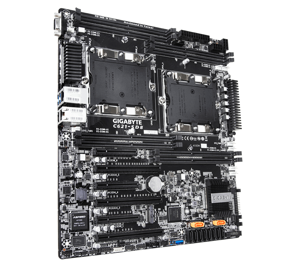 GIGABYTE C621-SD8 motherboard Intel® C621 LGA 3647 (Socket P) – image 4