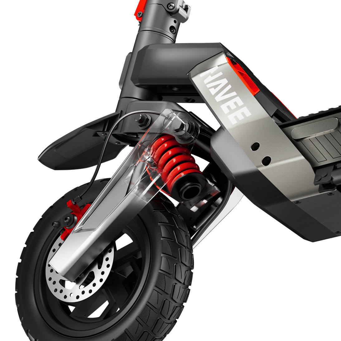NAVEE XT5PRO electric kick scooter Black, Grey, Red 20 km/h – image 3