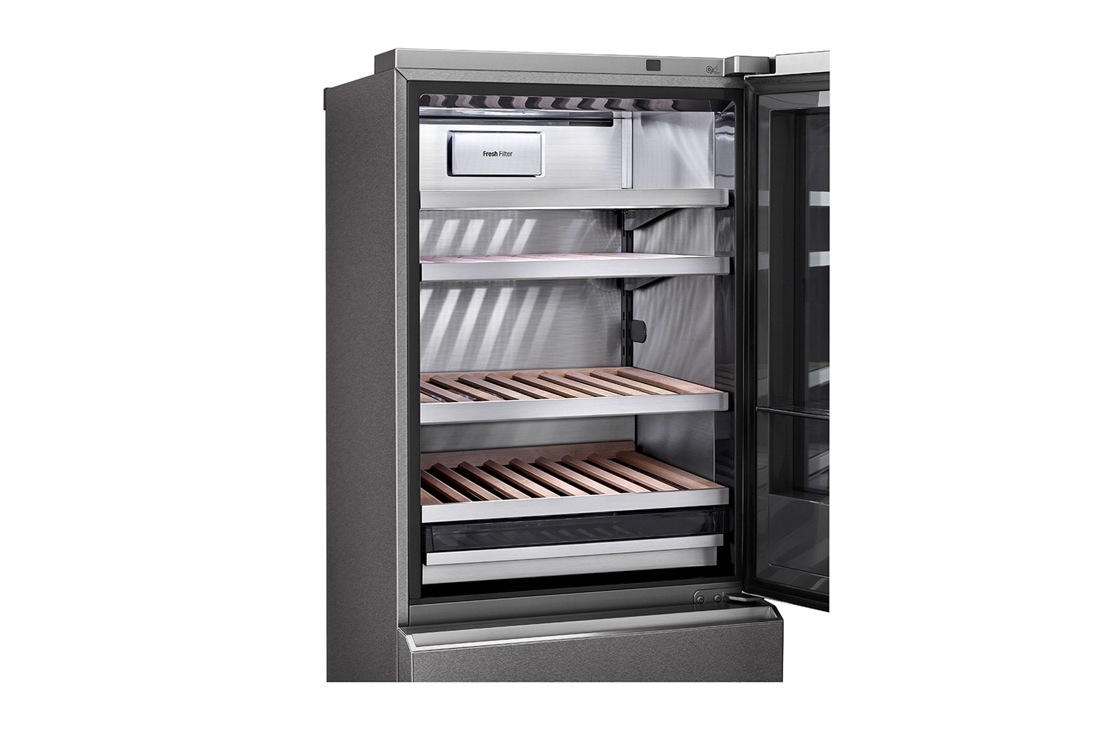 LG LSR200W1 Compressor wine cooler Freestanding Graphite 65 bottle(s) – image 9