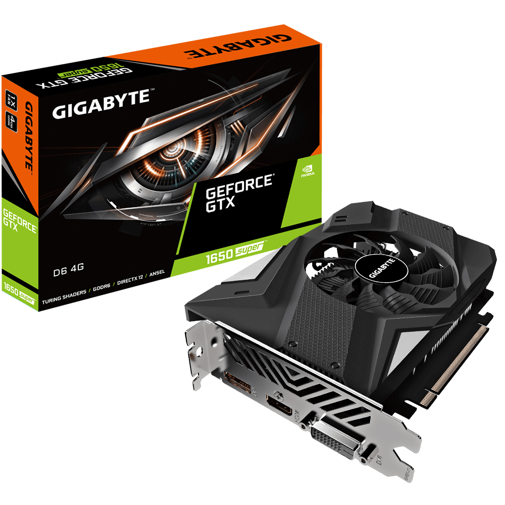 GIGABYTE GV-N165SD6-4GD graphics card NVIDIA GeForce GTX 1650 SUPER – image 1