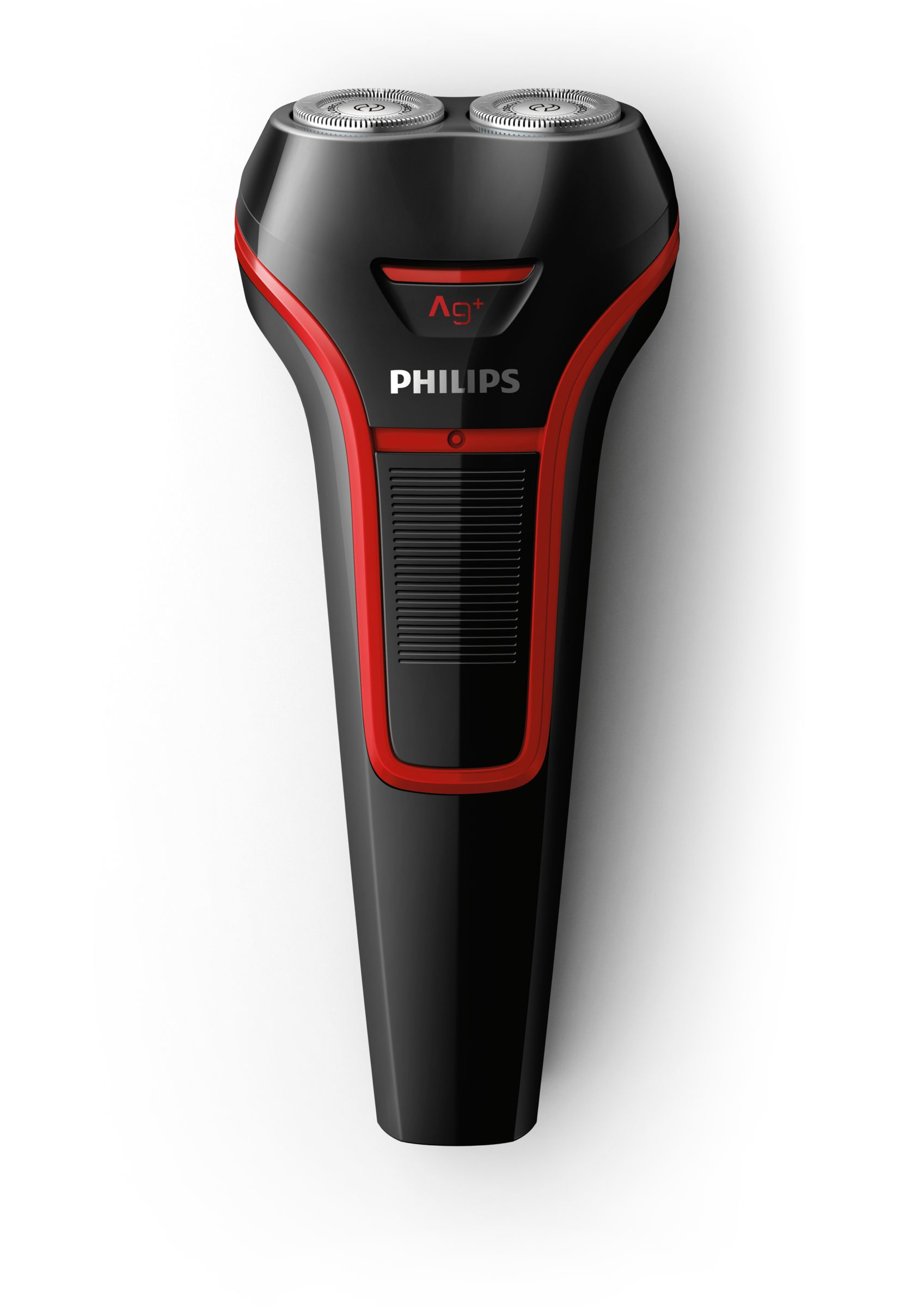 Philips S110/02 men's shaver Rotation shaver Black, Red