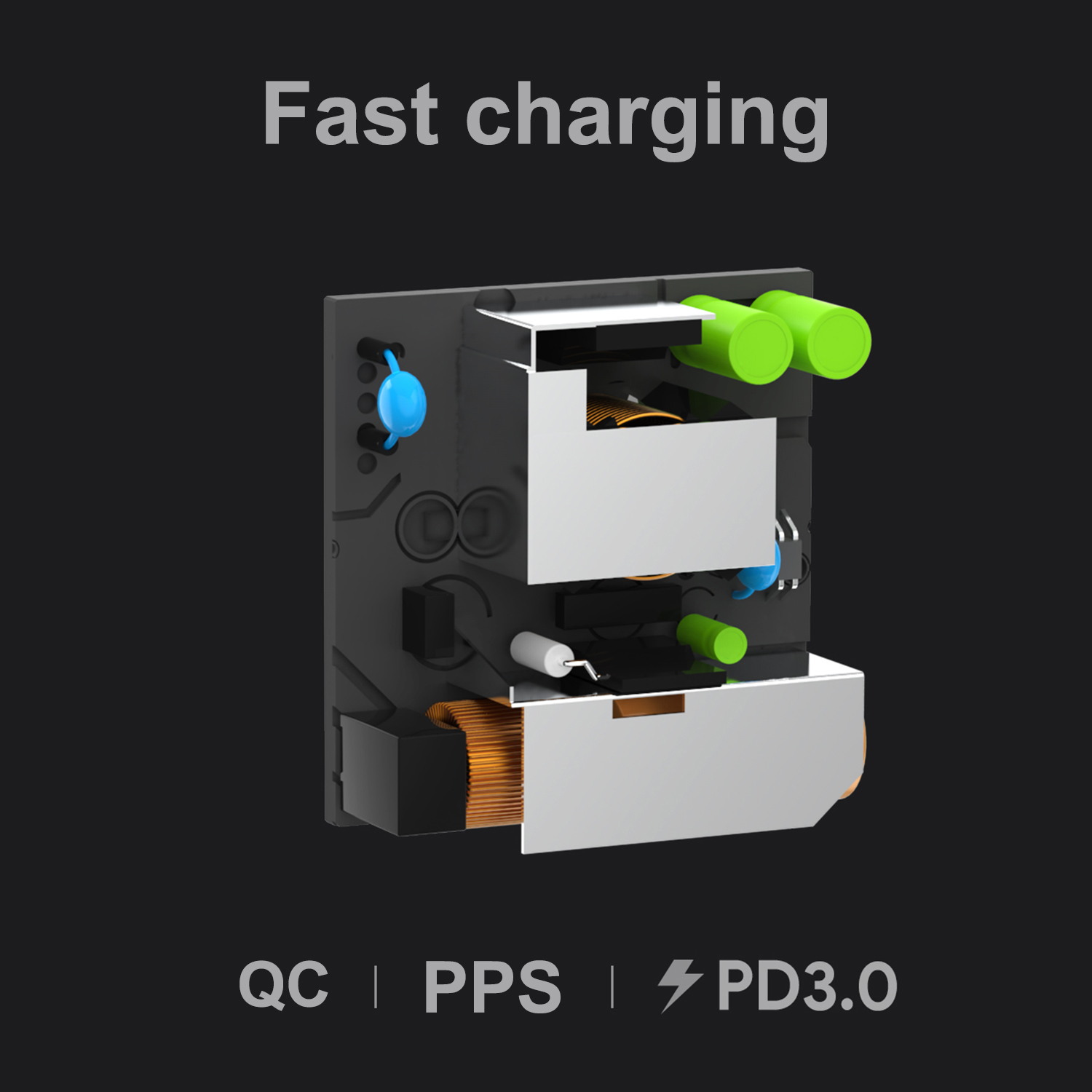 Origin Storage Origin 65W Wall Charger with 1.5m USB-C cable and 4 Multi AC Plugs – image 7