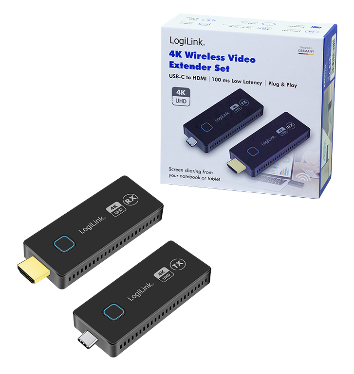 LogiLink HDW0104 AV extender AV transmitter & receiver Black – image 5