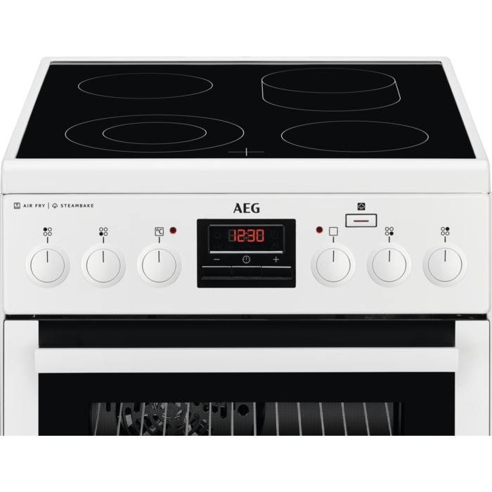 AEG CCB56470BW Freestanding cooker Electric Zone induction hob White – image 6