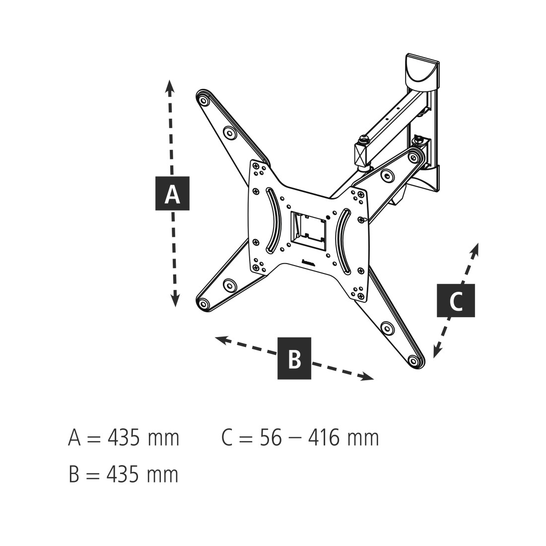 Hama 00118103 TV mount/stand – image 3