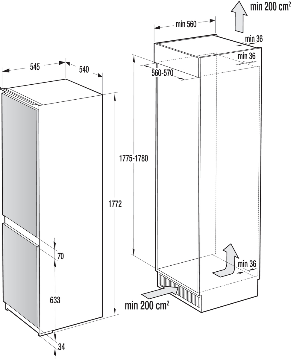 Gorenje RKI418EE1 — vue 1 sur 2