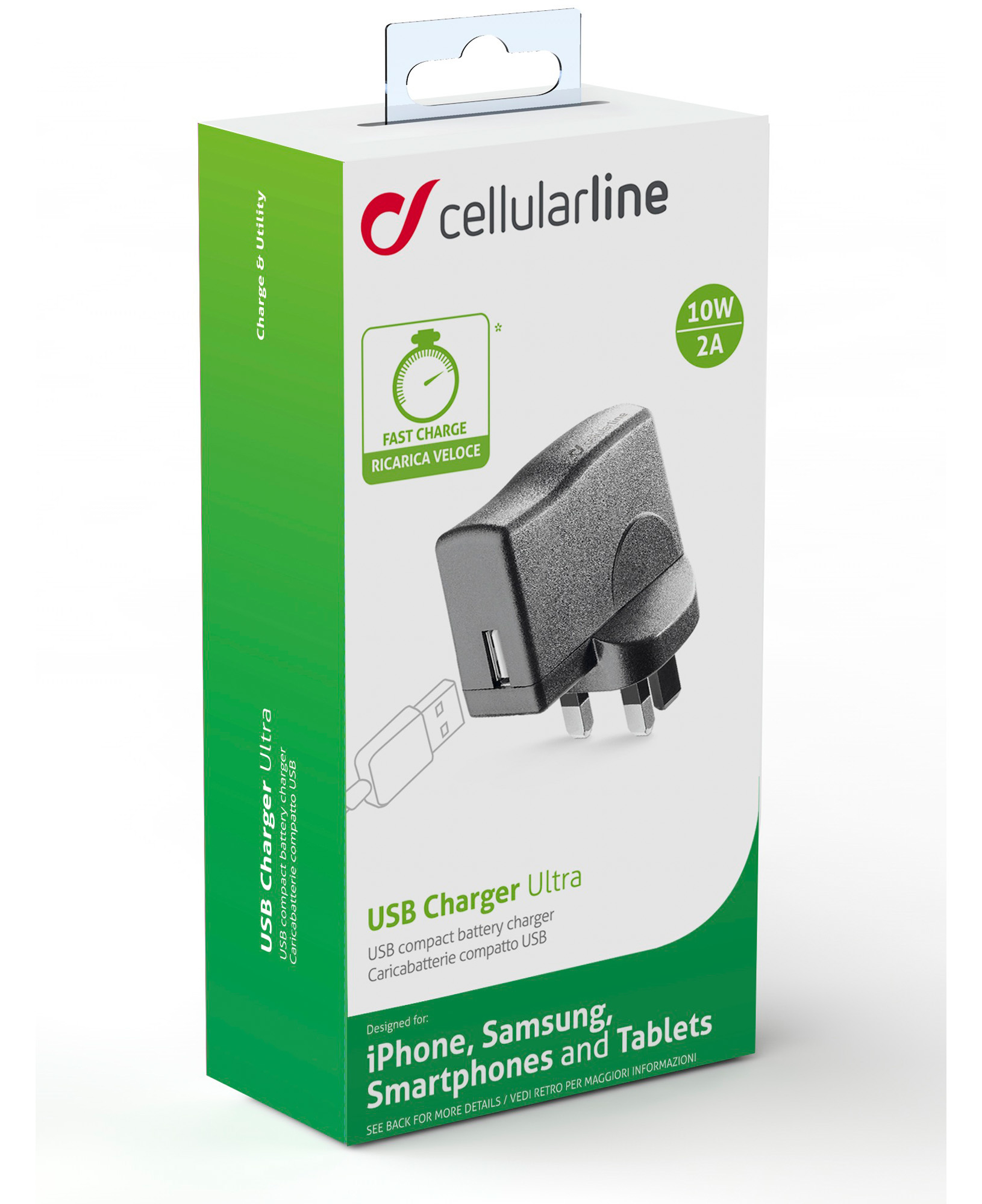 Cellularline USB Charger - UK Plug – image 3