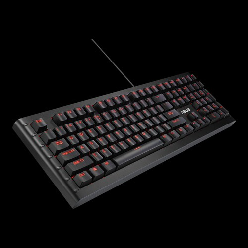 ASUS GK1100 keyboard Gaming USB QWERTZ German Black
